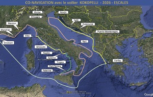 Gruissan à Corfou (A/R) du 15 mai au 30 octobre 2026