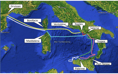 Gruissan à Palerme - Juin à Septembre 2026 | Choisissez votre étape parmi les 8 escales de Kokopelli