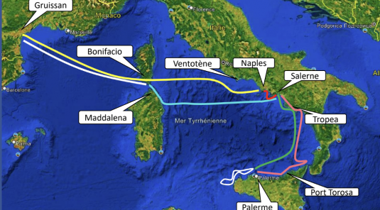Gruissan à Palerme - Juin à Septembre 2026 | Choisissez votre étape parmi les 8 escales de Kokopelli